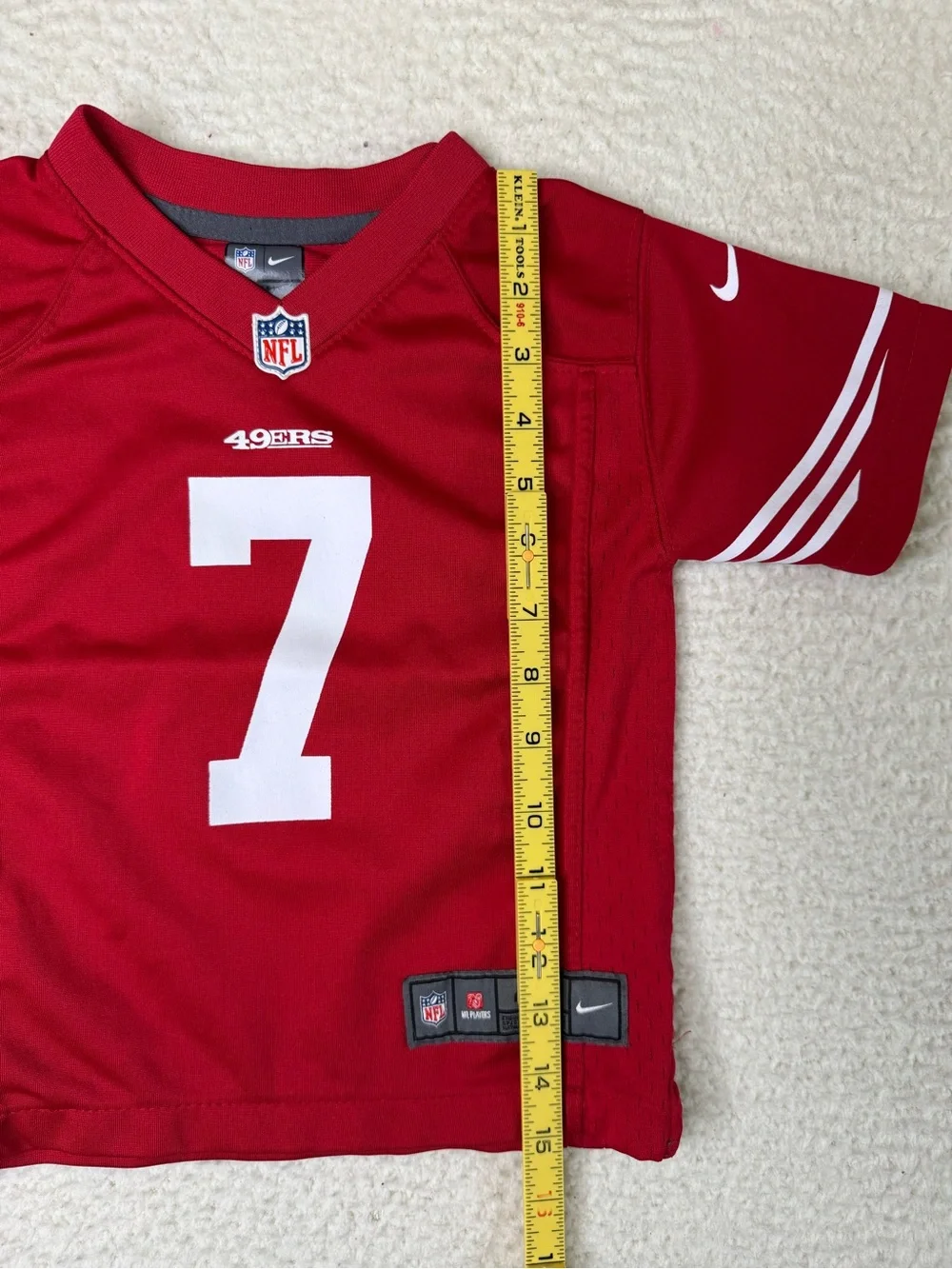 Nike NFL San Francisco 49ers Colin Kaepernick #7 Football Jersey Toddler 4T Red